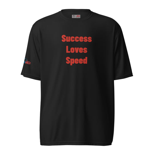 Success Loves Speed - Unisex Performance Crew Neck T-Shirt